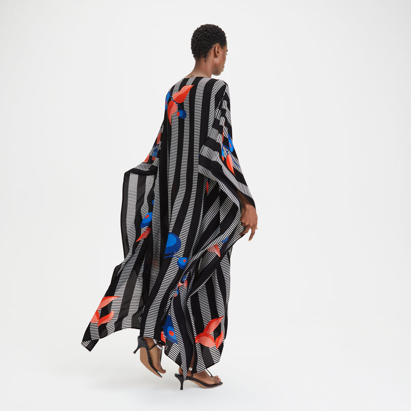 Louisa Parris Moll Long Scarf Dress