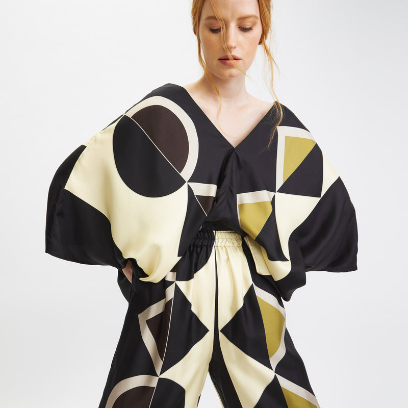 Louisa Parris Pampas Majorca Scarf Top