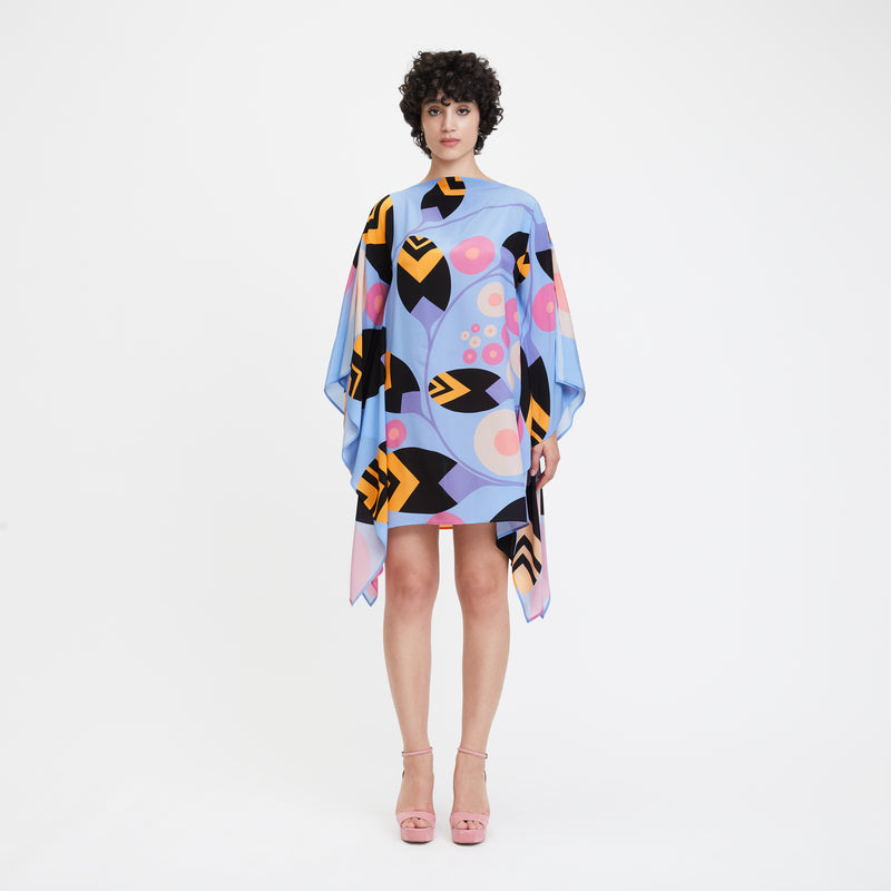 Louisa Parris Volpi Short Scarf Dress