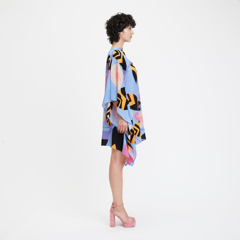 Louisa Parris Volpi Short Scarf Dress