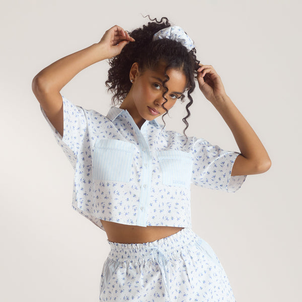 Lounge Underwear Bloom & Stripe Scrunchies (3-Pack) - Multicolour