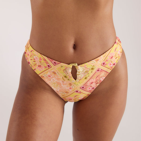 Lounge Underwear Celestial Front Gather Bikini Briefs - Celestial Print