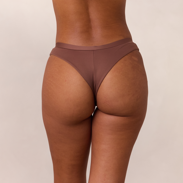 Lounge Underwear Everyday Comfort Brazilian Briefs - Nutmeg