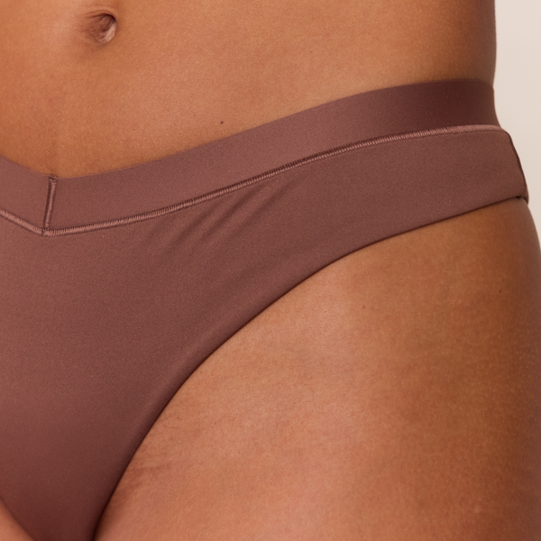 Lounge Underwear Everyday Comfort Brazilian Briefs - Nutmeg