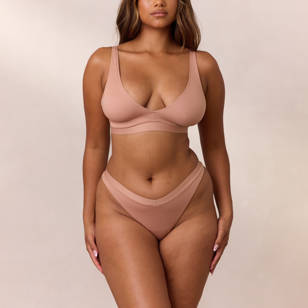 Lounge Underwear Everyday Comfort Triangle Bra - Honey