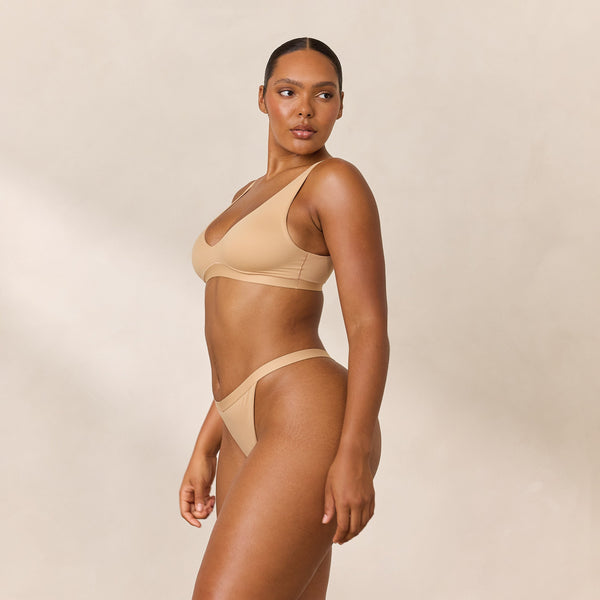 Lounge Underwear Everyday Comfort Triangle Bra - Sand
