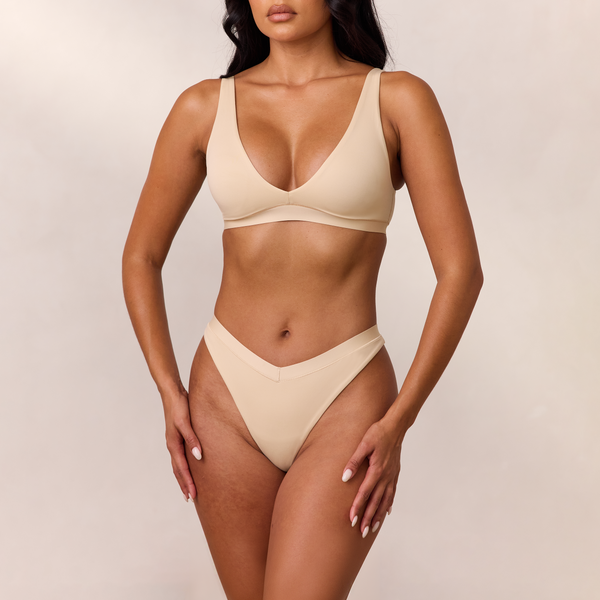 lounge underwear Everyday Comfort Triangle Bra - Vanilla