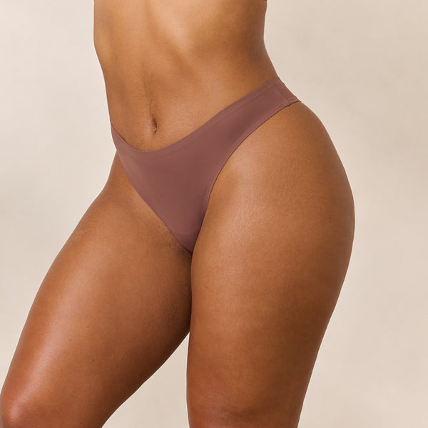 Lounge Underwear Everyday Form Brazilian Briefs - Nutmeg