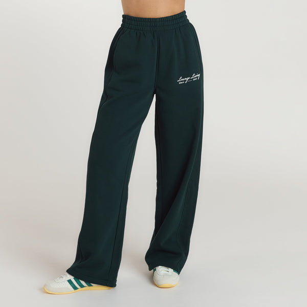 lounge underwear Lounge Living Straight-Leg Joggers - Forest Green