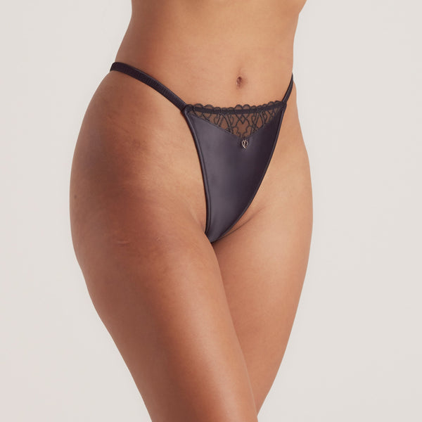 Lounge Underwear Admire Thong - Black