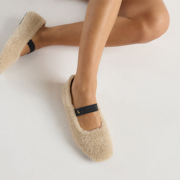 lounge underwear Allegra Ballet Flats - Natural