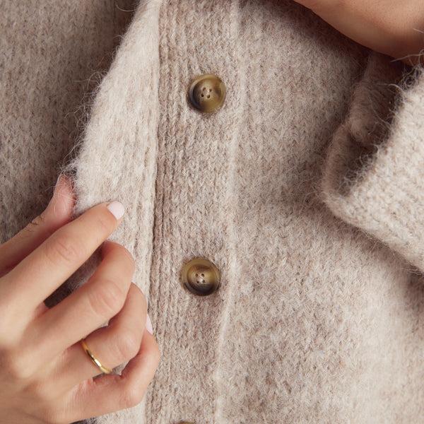 Lounge Underwear Alpaca Blend Jacket - Mink