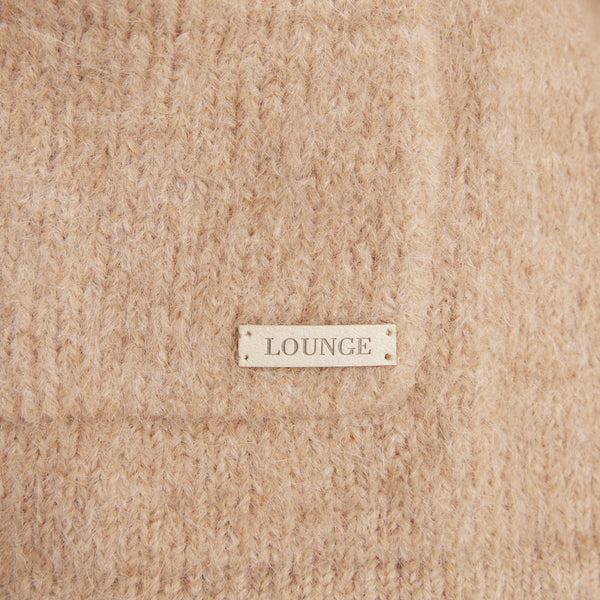 Lounge Underwear Alpaca Blend Jacket - Tan