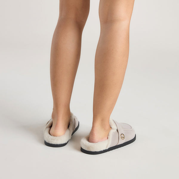 Lounge Underwear Amara Mules - Light Grey