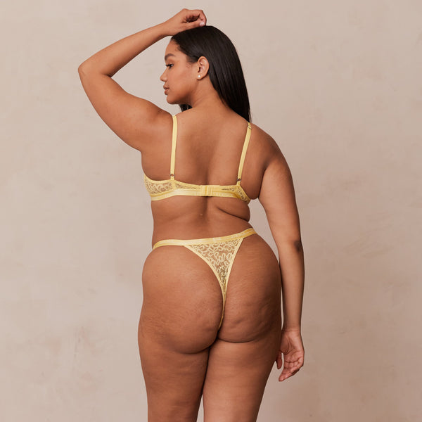 lounge underwear Balcony Bra - Lemon