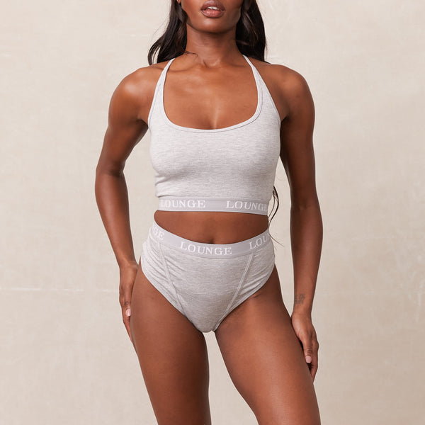 Lounge Underwear Bamboo Basic Bralette - Grey