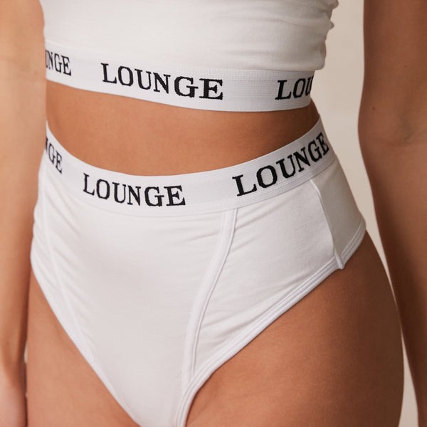 Lounge Underwear Bamboo Basic Bralette - White