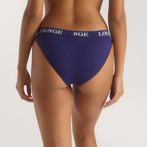 Lounge Underwear Bamboo Triangle Briefs - Navy
