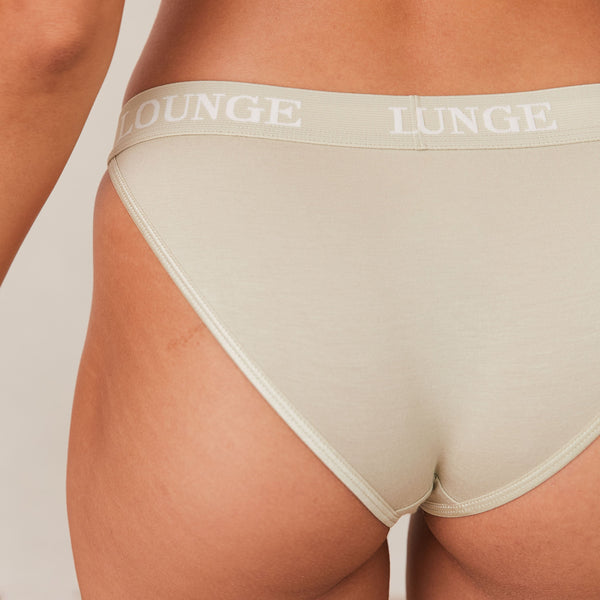 Lounge Underwear Bamboo Triangle Briefs - Olive