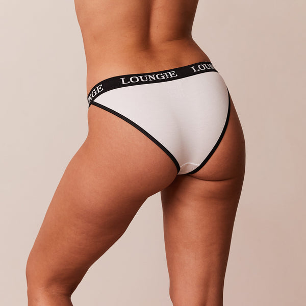 lounge underwear Bamboo Triangle Briefs - White