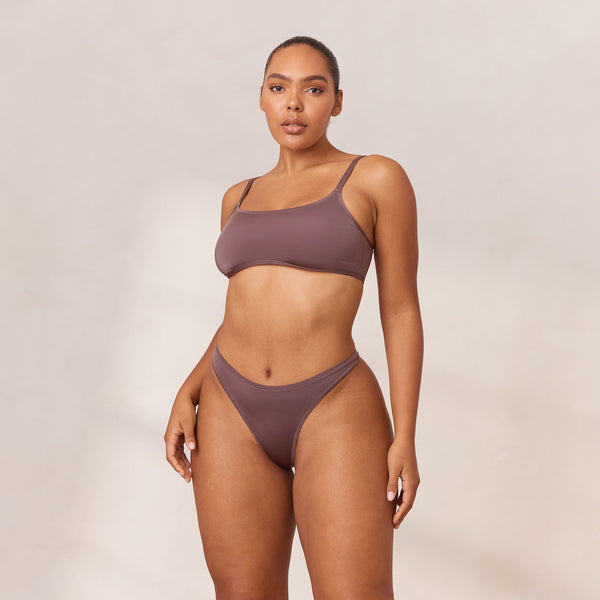 Lounge Underwear Barely There Bralette - Damson