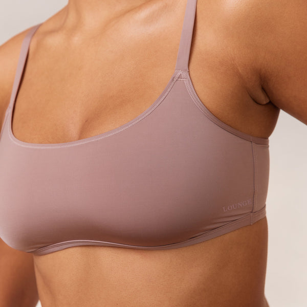 Lounge Underwear Barely There Bralette - Mauve