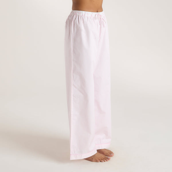 Lounge Underwear Bloom & Stripe Pyjama Bottoms - Pink