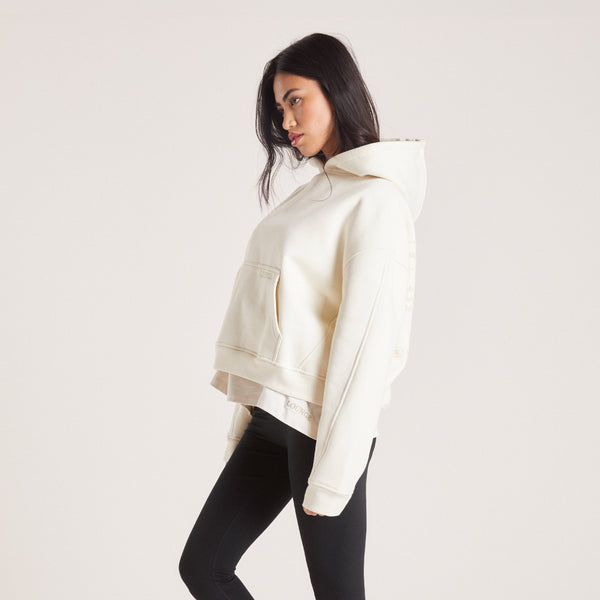 Lounge Underwear Boxy Hoodie - Tofu