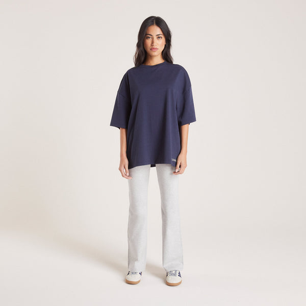 Lounge Underwear Boxy T-Shirt - Ink Blue