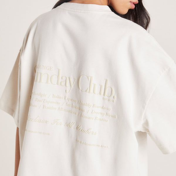 Lounge Underwear Boxy T-Shirt - Tofu