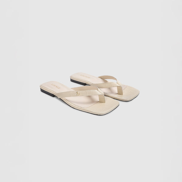 Lounge Underwear Brielle Flip Flops - Cream