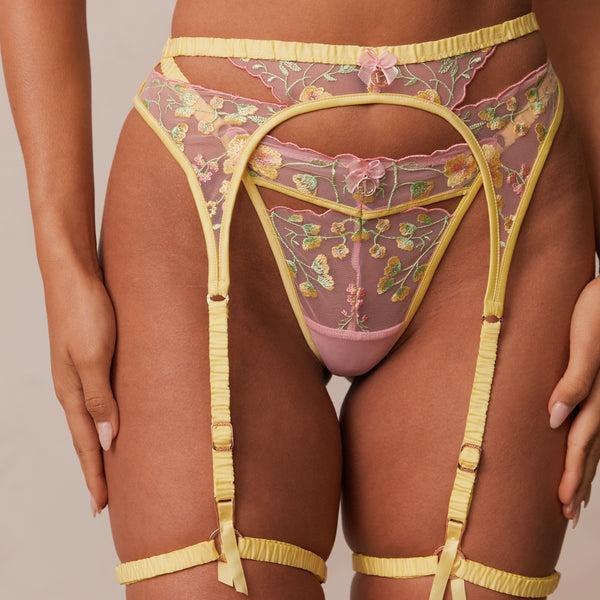 Lounge Underwear Cassia Intimates Set - Lemon