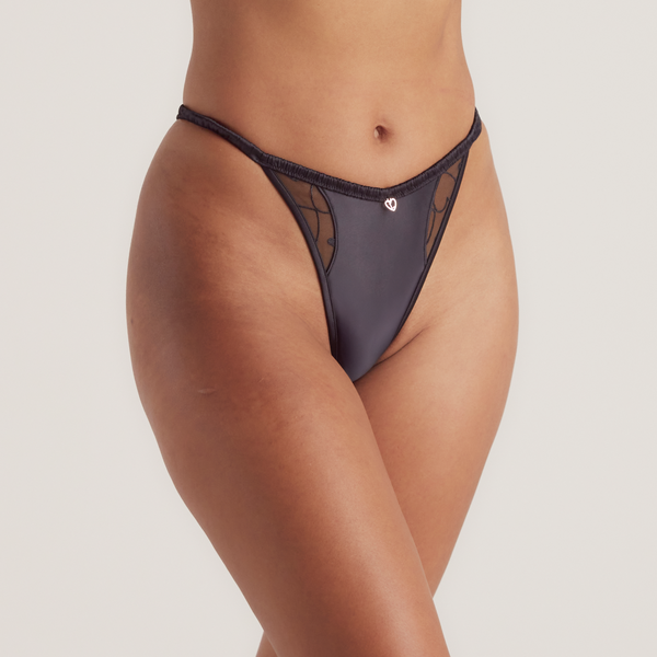 Lounge Underwear Cherish Thong - Black