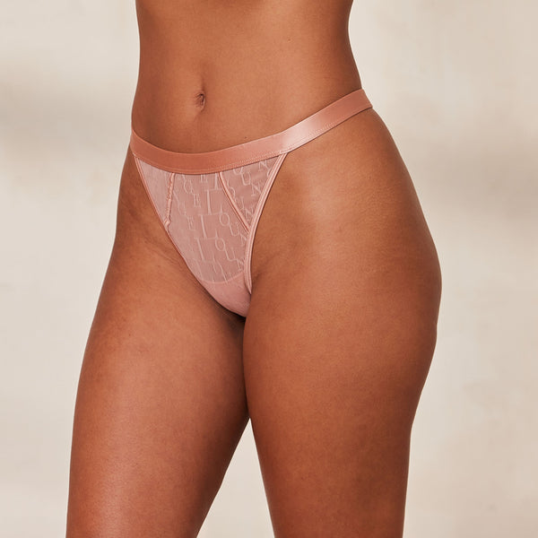Lounge Underwear Chic Thong - Pink