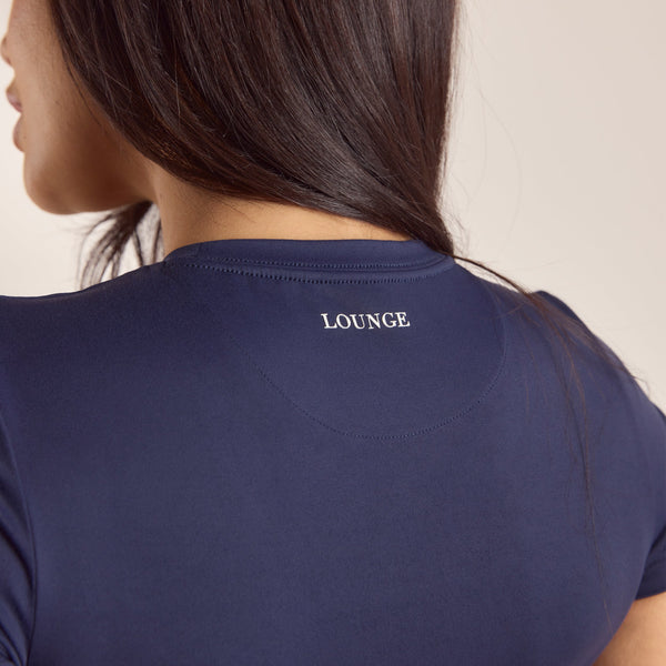 Lounge Underwear Classic Fitted Top - Ink Blue