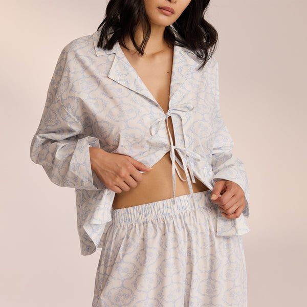 Lounge Underwear Cotton Pyjama Bottoms - Blue