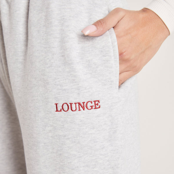 Lounge Underwear Cuffed Joggers - Grey Marl