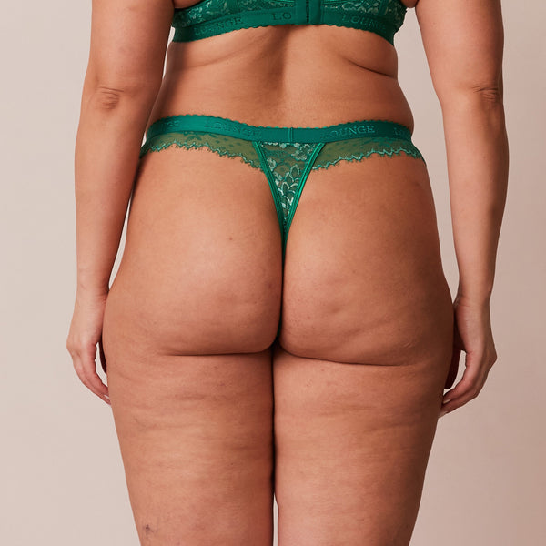 lounge underwear Desire Thong - Emerald