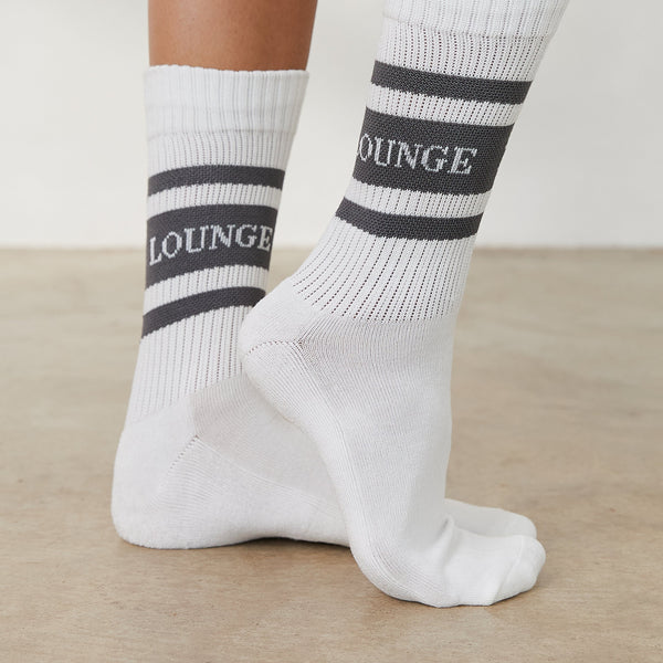 Lounge Underwear Essential Socks (2 Pack) - Charcoal