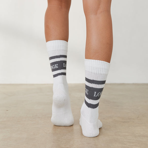 lounge underwear Essential Socks (2 Pack) - Charcoal