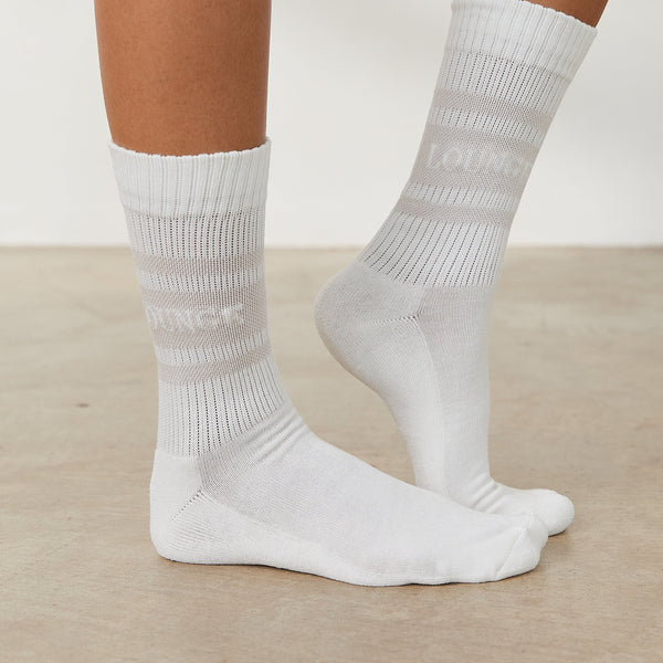 Lounge Underwear Essential Socks (2 Pack) - Cream