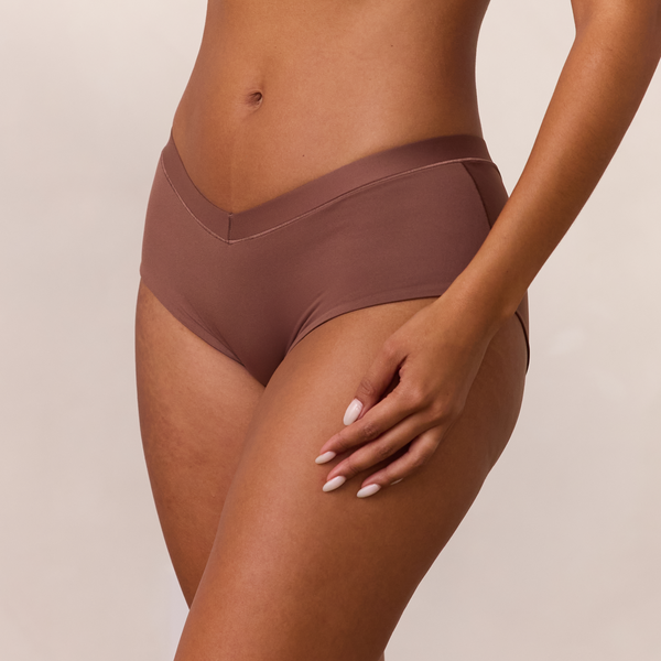 lounge underwear Everyday Comfort Boyshort - Nutmeg