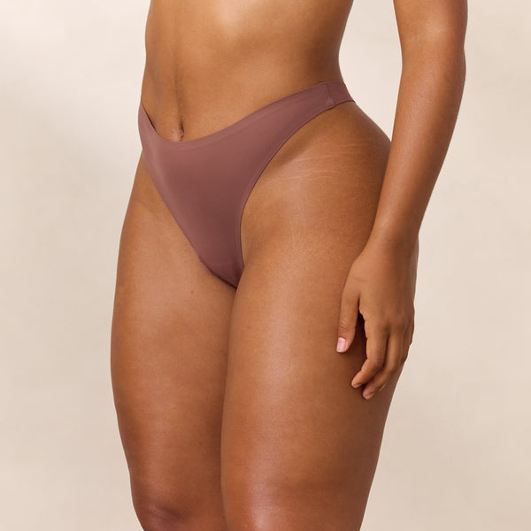 lounge underwear Everyday Form Thong - Nutmeg