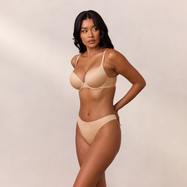 Lounge Underwear Everyday High Push-Up Bra - Sand