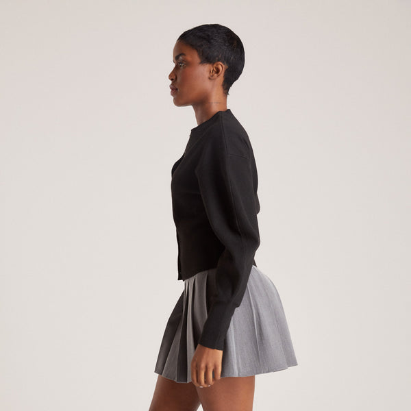 Lounge Underwear Fitted Cardigan - Black