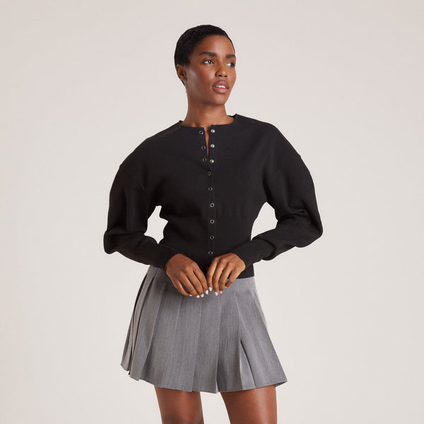 Lounge Underwear Fitted Cardigan - Black