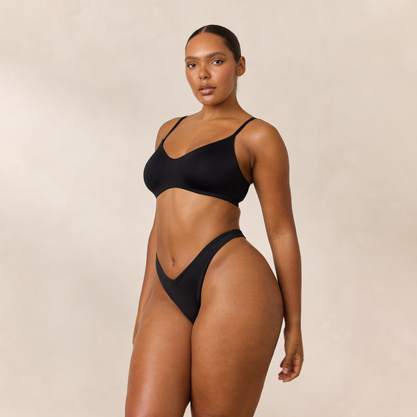 Lounge Underwear Free Form Bra - Black