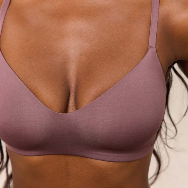 Lounge Underwear Free Form Bra - Plum