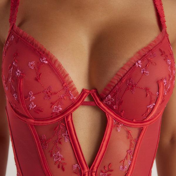 Lounge Underwear Gia Intimates Set - Maroon