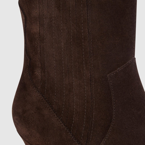 Lounge Underwear Heather Ankle Boots - Chocolate